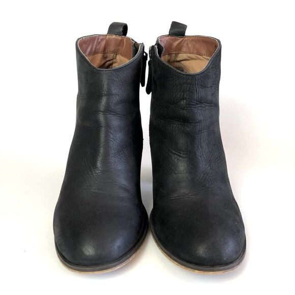 BP Lance Leather Block Heel Bootie - Picture 9 of 16